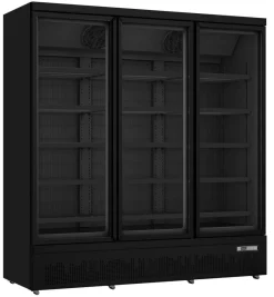 SARO Tiefkühlschrank GTK1480S PRO, 3-türig, schwarz