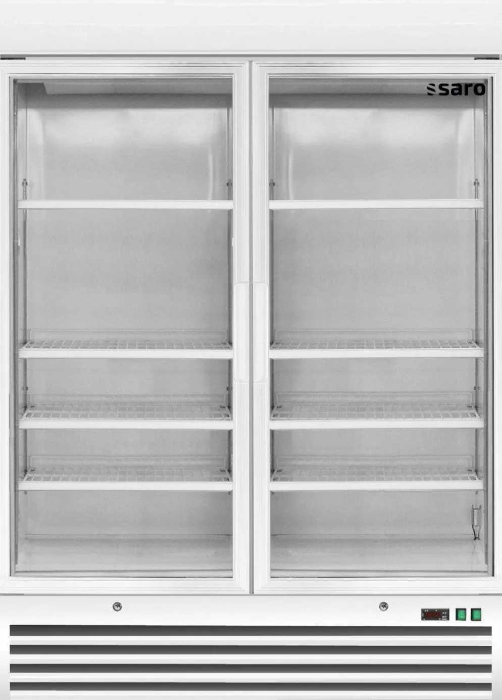 SARO Tiefkühlschrank mit 2 Glastüren D 920 weiß