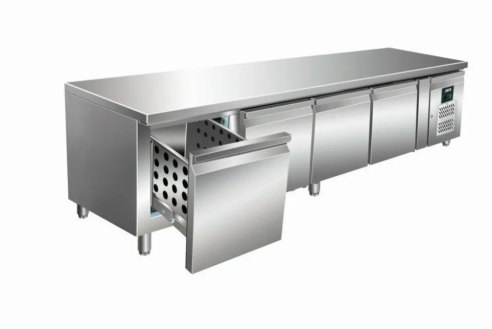 SARO Unterbaukühltisch UGN 4100, 4 Schubladen, 2230x700x650mm