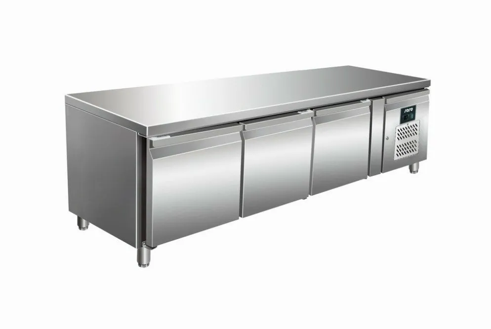 SARO Unterbaukühltisch UGN 3100 TN, 3 Türen, 1795x700x650mm
