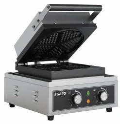 SARO Waffeleisen ILONA für Herzform Waffeln, Timer