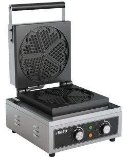 SARO Waffeleisen ILONA für Herzform Waffeln, Timer
