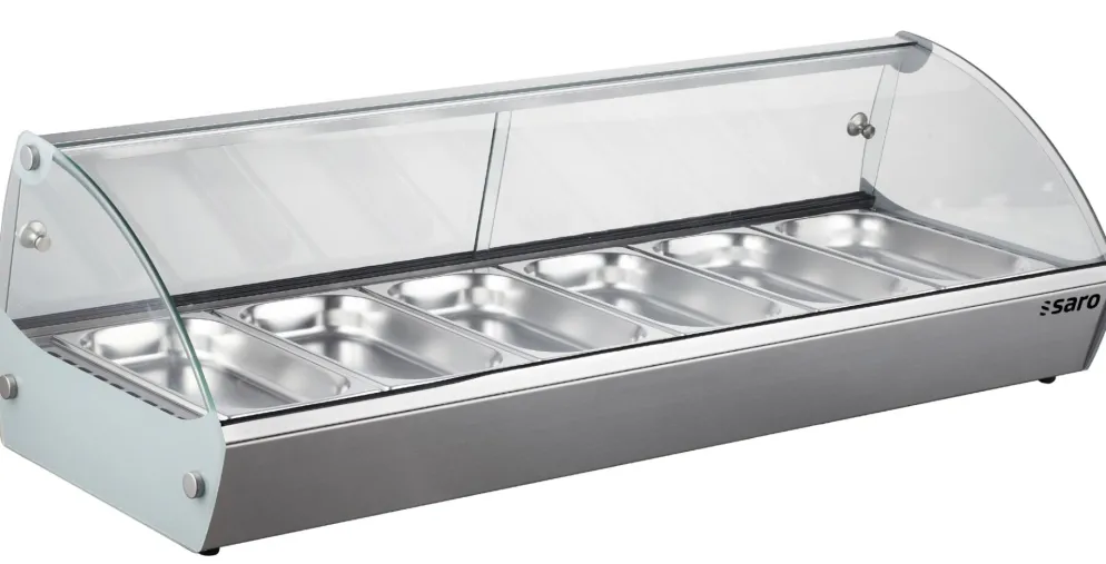 SARO Warmhaltevitrine MARIE 6, Breite 1127mm
