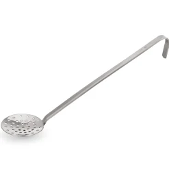 Schaumlöffel KITCHEN TOOL 2085, Ø 12 cm, 35 cm, Perforierung Ø 4 mm, Chromnickelstahl