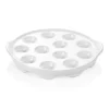 Schneckenpfanne Set, mit Lappengriffen, für 12 Schnecken, Ø 20 cm, Set á 6 Stück, Porzellan