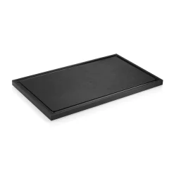 Schneidbrett NOCTURN, mit Saftrille, 50 x 30 x 2 cm, schwarz, Polypropylen