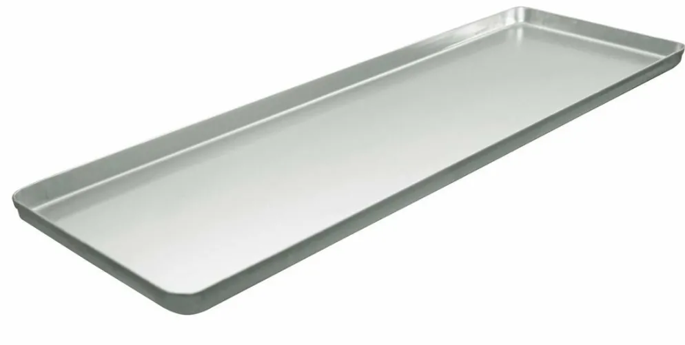 SCHNEIDER Ausstell-/Thekenbleche "silber", Alu, gebeizt,200 x 600 x 20 mm