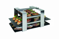 SCHNEIDER Catering-Einschub GN 1/1, Edelstahl, 3 Lagen für GN 1/1 Bleche