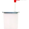 SCHNEIDER Druckknopf-Dosierspender mit Edelstahldeckel, 3L