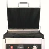 Schneider Edelstahl Kontaktgrill gerillt, Timer, große Grillfläche 29x38cm