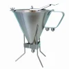 SCHNEIDER Likör- und Fondanttrichter aus Edelstahl, 190 mm Durchmesser, Inhalt 1,5 l