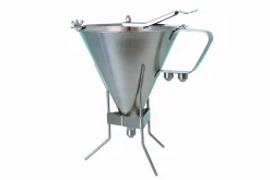 SCHNEIDER Likör- und Fondanttrichter aus Edelstahl, 190 mm Durchmesser, Inhalt 1,5 l
