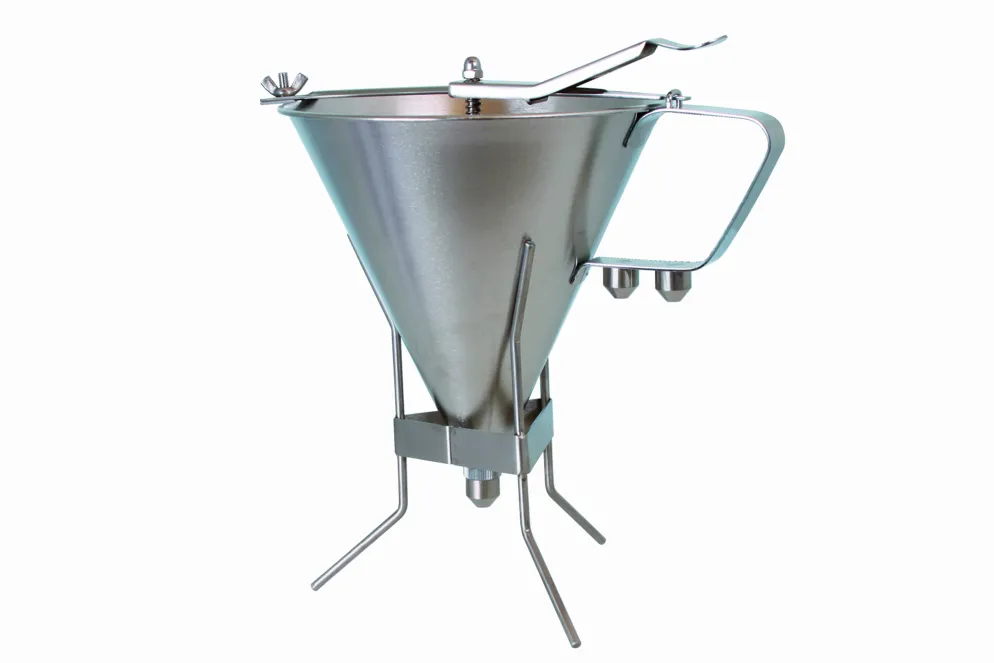 SCHNEIDER Likör- und Fondanttrichter aus Edelstahl, 190 mm Durchmesser, Inhalt 1,5 l