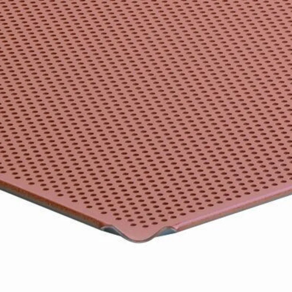 SCHNEIDER Lochblech GN 2/3, Aluminium mit roter Silikonbeschichtung
