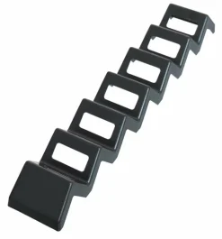 SCHNEIDER Snack-Verkaufsständer -Wellenform inkl. Öffnung, 560x45x86mm - schwarz