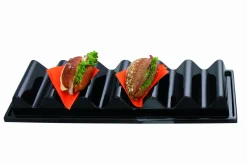 SCHNEIDER Snack-Verkaufsständer, 600 x 195 x 70 mm, Kunststoff schwarz