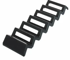 SCHNEIDER Snack-Verkaufsständer -Wellenform inkl. Öffnung, 560x45x168mm - schwarz