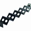 SCHNEIDER Snack-Verkaufsständer - Wellenform, 530x85x40 mm, Polystyrol schwarz