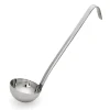 Schöpfkelle KITCHEN TOOL 2085, kurzer Hakenstiel, Ø 8 cm, 25 cm, Chromnickelstahl