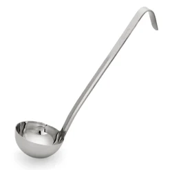 Schöpfkelle KITCHEN TOOL 2085, kurzer Hakenstiel, Ø 7 cm, 21 cm, Chromnickelstahl
