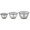 Schüssel Set, 3-teilig, Ø 11/13/15 cm, 3 Aufsätze, rutschhemmender Boden