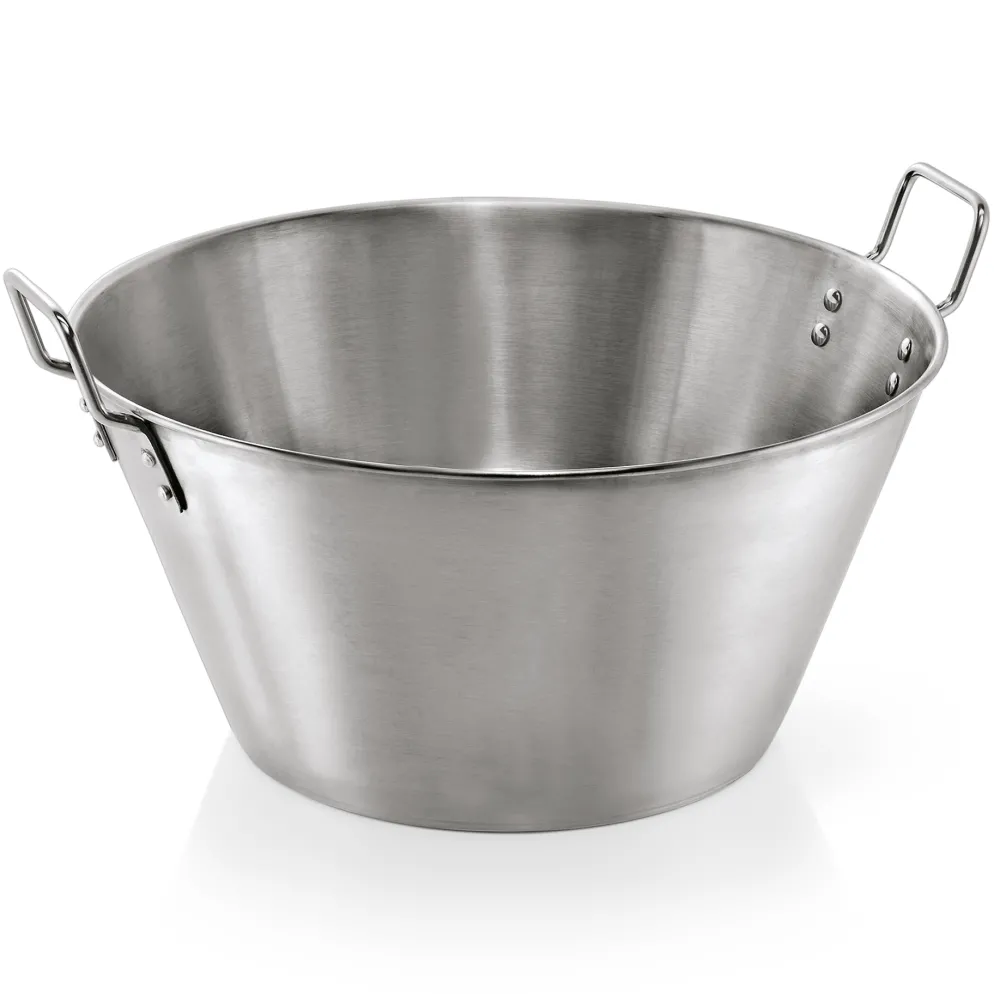Schüssel XL, Ø 50 cm, 30 Liter, Chromnickelstahl