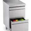 Schubladenschrank 2 Schubladen BxT 50x70cm mit Aufkantung
