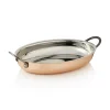 Servierpfanne STEEL & STYLE RUBY, 25 x 18 x 3,5 cm, 0,9 Liter, Kupfer, Messing, Chromnickelstahl