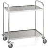 Servierwagen mit 2 Borden, 85 x 53 x 95 cm, Edelstahl