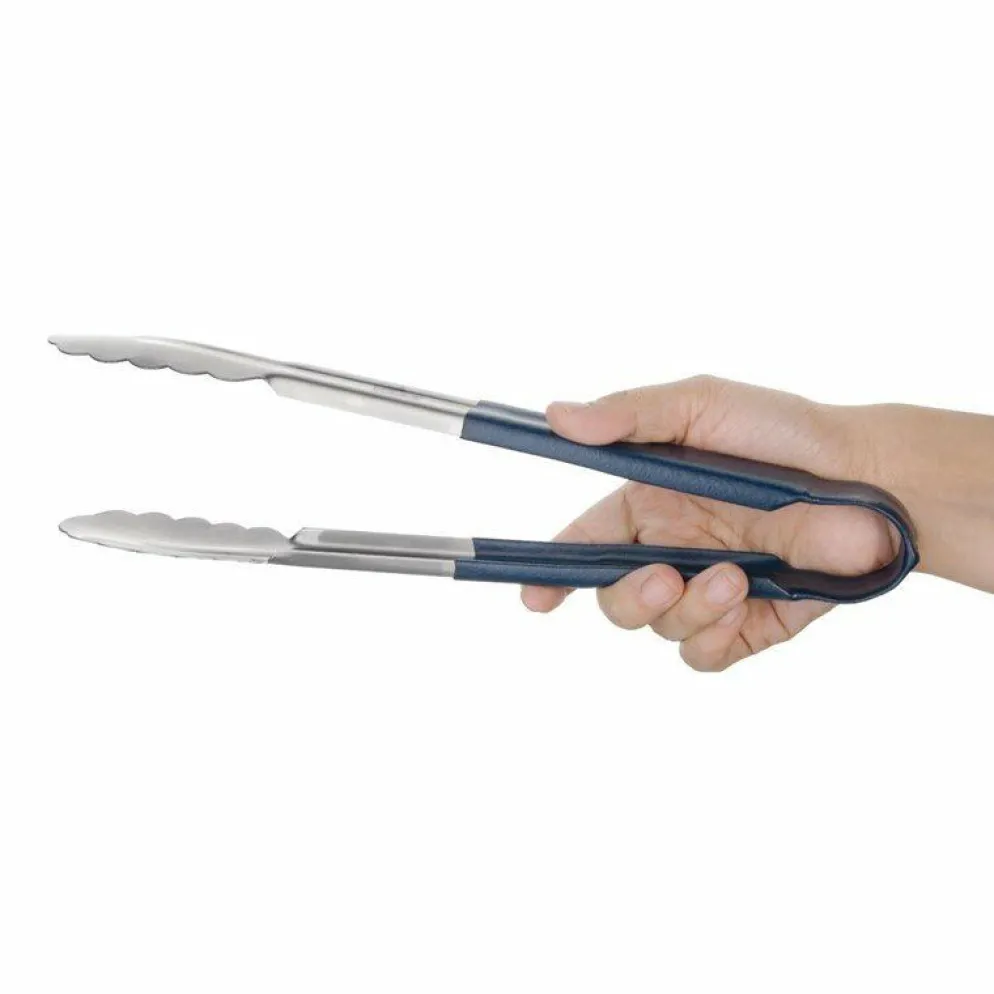Servierzange blau 29cm