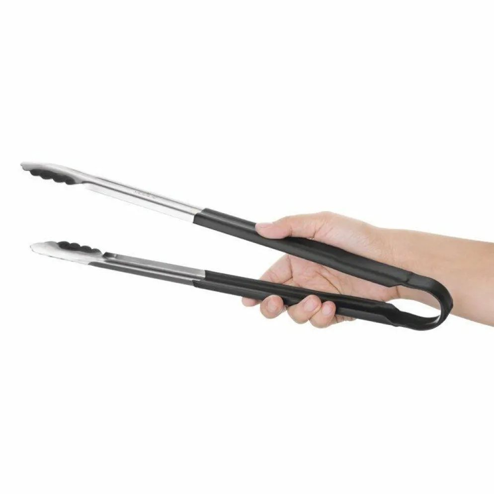 Servierzange schwarz 40,5cm
