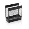 Serviettenhalter, 13,5 x 6,5 x 14 cm, schwarz, Metall
