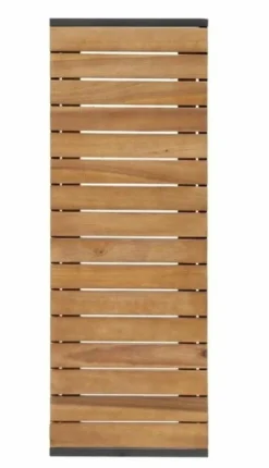Sitzbank rechteckig Holli Stahl- und Akazienholz, 100cm