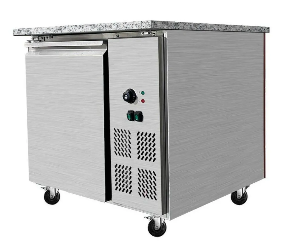 Skyrainbow Bain-Marie Theke für 2x GN1/1 mit Glasaufsatz, Glasablage, Breite 880mm