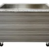 Skyrainbow Bain-Marie Theke 3x GN1/1 mit Glasaufsatz, Breite 1230mm