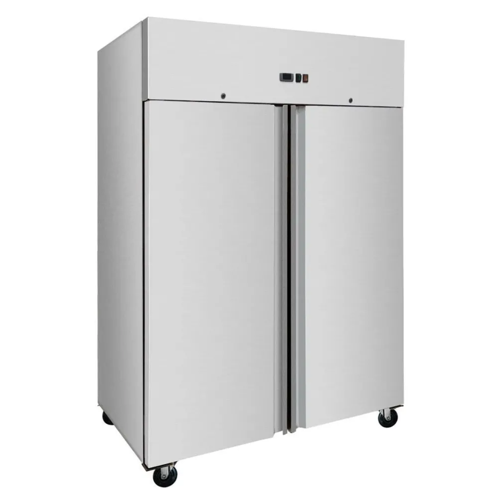 Skyrainbow Edelstahl Umluft-Kühlschrank GN2/1 1333 Liter