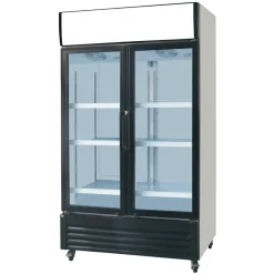 Skyrainbow Getränkekühlschrank 810 Liter mit Display, Glastür