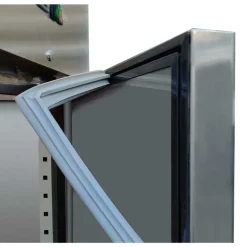 Skyrainbow Speiseeis-Lagertiefkühlschrank Edelstahl 733 Liter, 54x5L