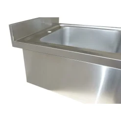 Skyrainbow Spültisch Edelstahl, 2 Becken mittig, Breite 1200x700 mm