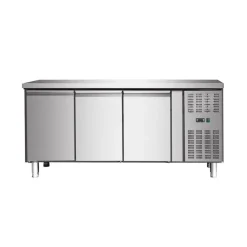 Skyrainbow Umluft-Kühltisch 3 Türen ohne Aufkantung, Breite 1795x700 mm