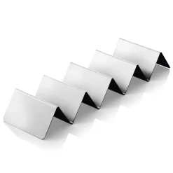 Snackpresenter mit 4 Ablagen, 35 x 10 x 5 cm, Edelstahl