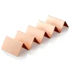 Snackpresenter mit 4 Ablagen, 35 x 10 x 5 cm, kupferfarben, Edelstahl