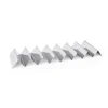 Snackpresenter mit 7 Ablagen, 57 x 17 x 4,5 cm, Chromnickelstahl