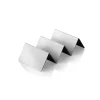 Snackpresenter mit 2 Ablagen, 21 x 10 x 5 cm, Edelstahl