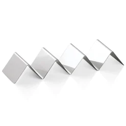 Snackpresenter mit 3 Ablagen, 28 x 8 x 4,5 cm, Chromnickelstahl