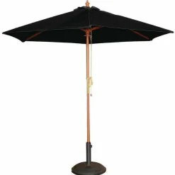 Sonnenschirm KRISTA 315 Schwarz , Ø-2,5m