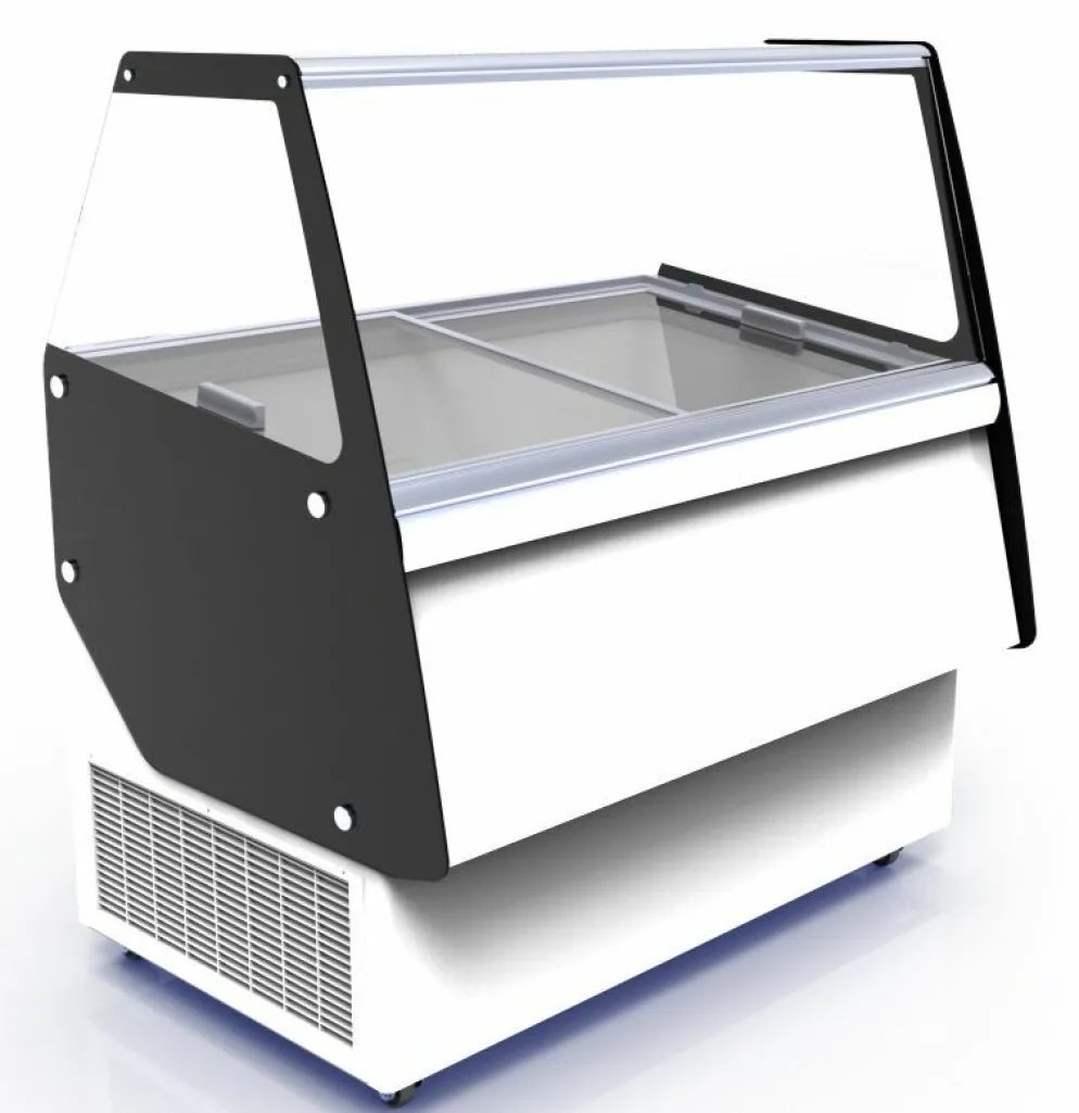 Speise-Eisvitrine Cuba 13x 5L Behälter