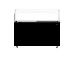 Speise-Eisvitrine Tenerife schwarz 10x 5 L Behälter