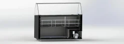 Speise-Eisvitrine Tenerife schwarz 10x 5 L Behälter