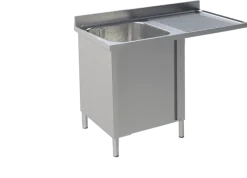 Spülcenter 1 Becken links Breite 140cm mit Unterschrank